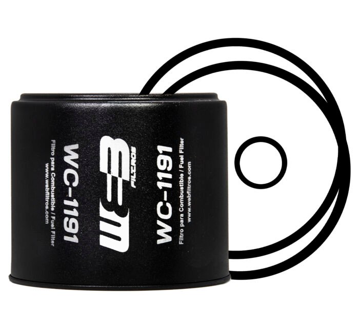 WC-1191 Filtro de Combustible 33166 BF825 P556245 FF167 MF-1191 - Imagen 1