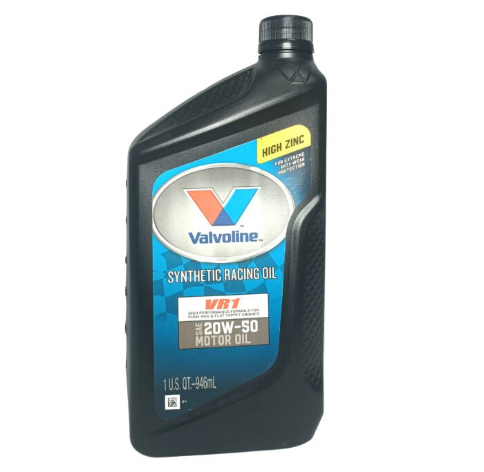 Aceite Valvoline VR1 Synthetic Racing 20W50 679082 - Imagen 1
