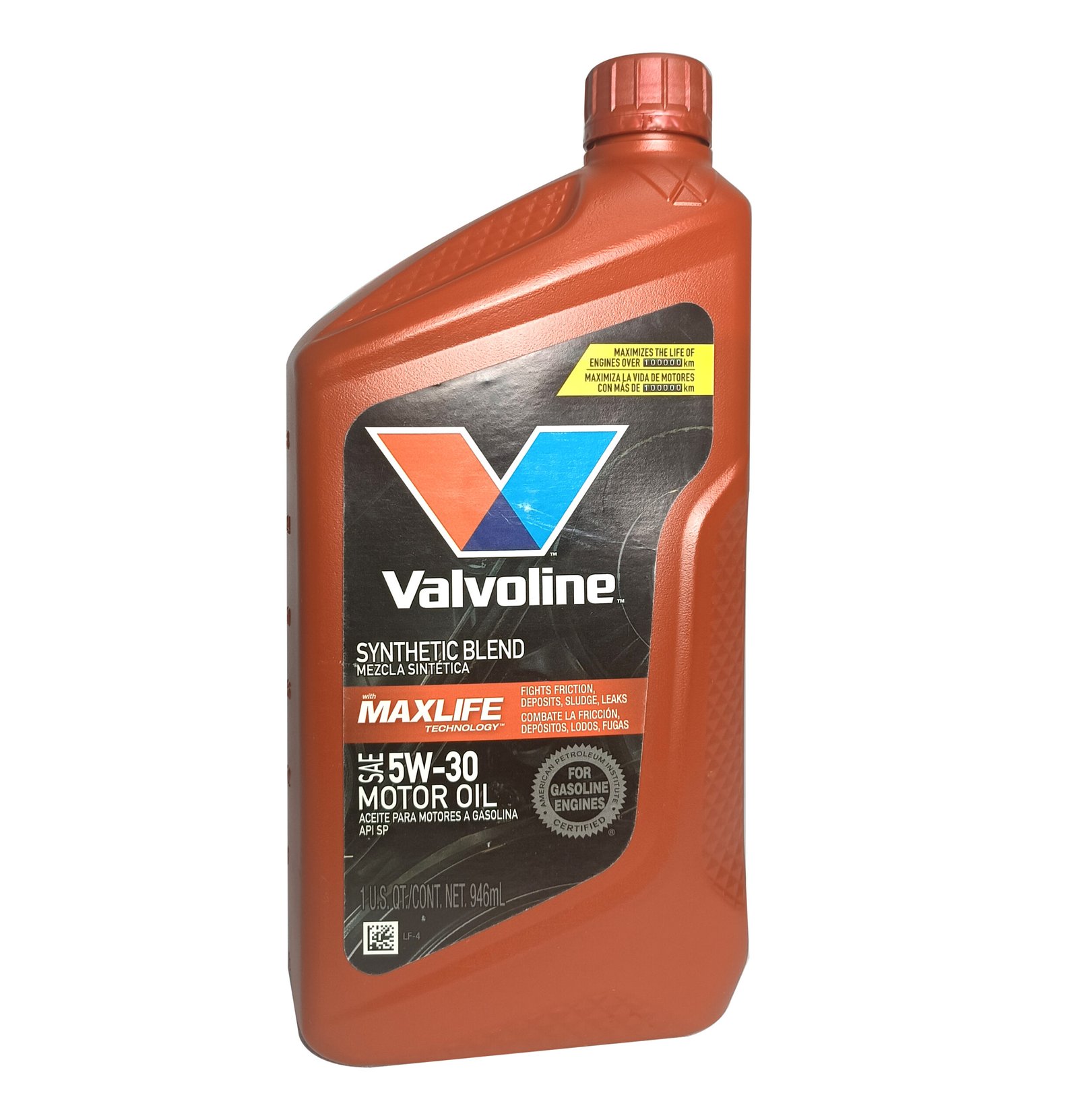 V-SB5W30L Aceite Valvoline Max Life 5W30 Syntec Blend 863783 18.46$ Aceite Valvoline Max Life 5W30 Syntec Blend 863783 - Imagen 1