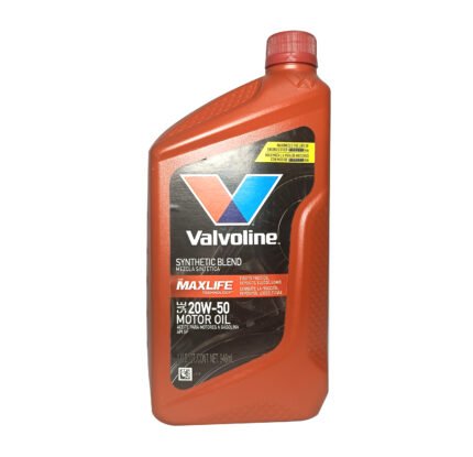 Aceite Valvoline Max Life 20W50 Syntec Blen 874229