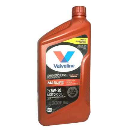 Aceite Valvoline Max Life 5W20 Syntec Blen 880952
