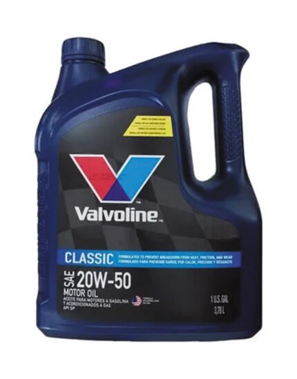 Aceite Valvoline Classic SAE-20W50 Galon 3.785ltrs