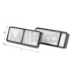 Filtro Cabina Mazda 3 1.6, Dohc 16V; 2.0 16V; 2.3